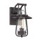 Designers Fountain Stonyridge 13in Satin Bronze 1-Light Outdoor Line Voltage Wall Sconce, Bulb Not Included 32021-SB - alternate 1